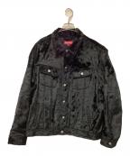SUPREMEシュプリーム）の古着「fuzzy pile trucker jacket」｜ブラック