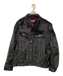 SUPREME（シュプリーム）の古着「fuzzy pile trucker jacket」｜ブラック