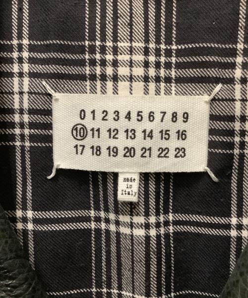 Maison Margiela（メゾンマルジェラ）Maison Margiela (メゾンマルジェラ) カーフレザーダブルブレストライダースジャケット ブラック サイズ:50の古着・服飾アイテム