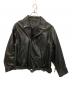 MONKEY TIME（モンキータイム）の古着「ダブルライダースジャケット」｜ブラック