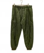 WTAPSダブルタップス）の古着「キルティングパンツ」｜カーキ