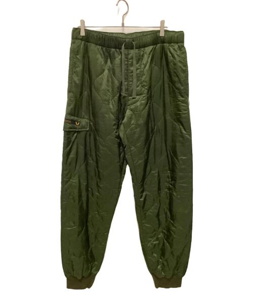 WTAPS（ダブルタップス）WTAPS (ダブルタップス) キルティングパンツ カーキ サイズ:X 04の古着・服飾アイテム