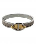 HERMESエルメス）の古着「ブレスレット HERMES(エルメス)　ミニクリックシェーヌダンクル　FI 02 73」｜ベージュ
