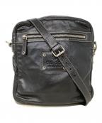 GUCCIグッチ）の古着「ショルダーバッグ　GUCCI（グッチ）　201451　クレスト　1669」｜ブラック