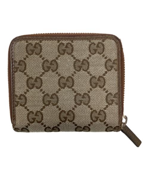 GUCCI（グッチ）GUCCI (グッチ) GUCCI　	2つ折り財布 ベージュの古着・服飾アイテム