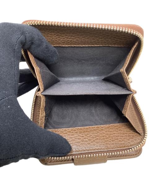 GUCCI（グッチ）GUCCI (グッチ) GUCCI　	2つ折り財布 ベージュの古着・服飾アイテム