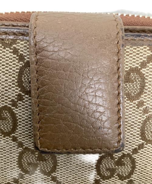 GUCCI（グッチ）GUCCI (グッチ) GUCCI　	2つ折り財布 ベージュの古着・服飾アイテム