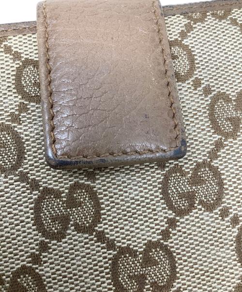 GUCCI（グッチ）GUCCI (グッチ) GUCCI　	2つ折り財布 ベージュの古着・服飾アイテム