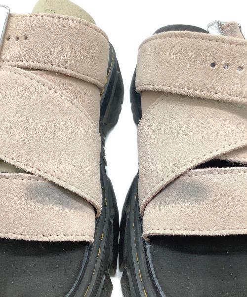 Dr.Martens（ドクターマーチン）Dr.Martens (ドクターマーチン) MATTISON SLIDE　Dr.Martens（ドクターマーチン）　41108650 ブラック×ピンク サイズ:22の古着・服飾アイテム