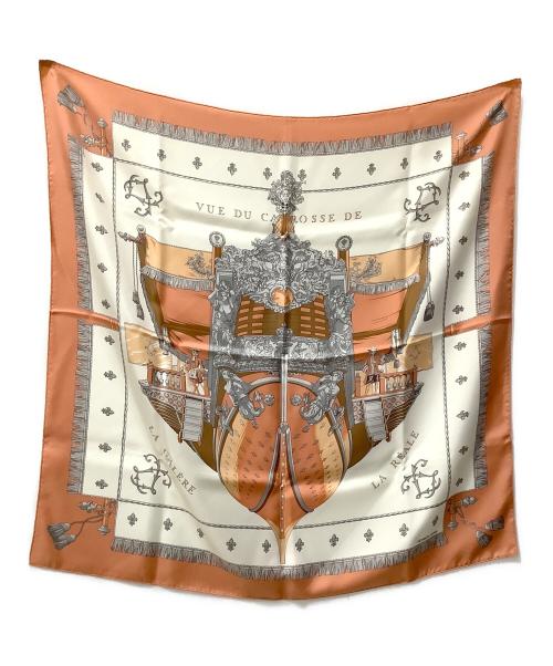 HERMES（エルメス）HERMES (エルメス) HERMES（エルメス）　カレ90　VUE DU CARROSSE DE HERMES　の古着・服飾アイテム