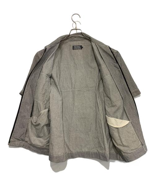 Hysteric Glamour（ヒステリックグラマー）Hysteric Glamour (ヒステリックグラマー) 半袖シャツ ネイビー×ホワイト サイズ:XLの古着・服飾アイテム
