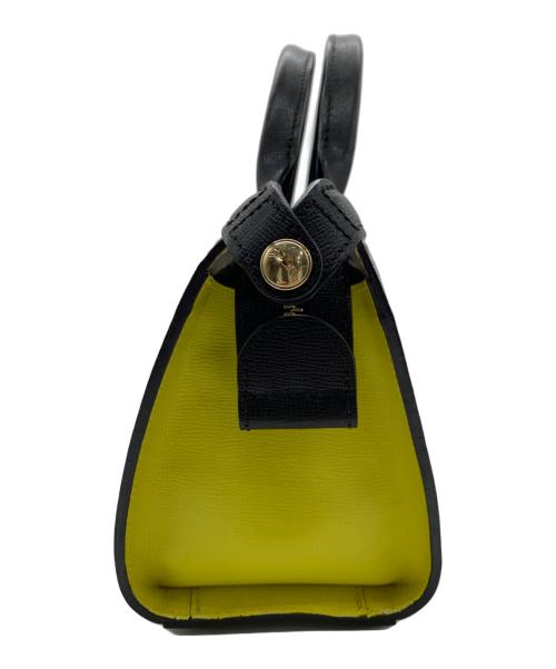 LONGCHAMP（ロンシャン）LONGCHAMP (ロンシャン) 2WAYバッグ ブラック×グレーの古着・服飾アイテム