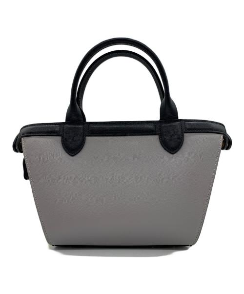 LONGCHAMP（ロンシャン）LONGCHAMP (ロンシャン) 2WAYバッグ ブラック×グレーの古着・服飾アイテム