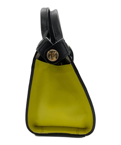 LONGCHAMP（ロンシャン）LONGCHAMP (ロンシャン) 2WAYバッグ ブラック×グレーの古着・服飾アイテム