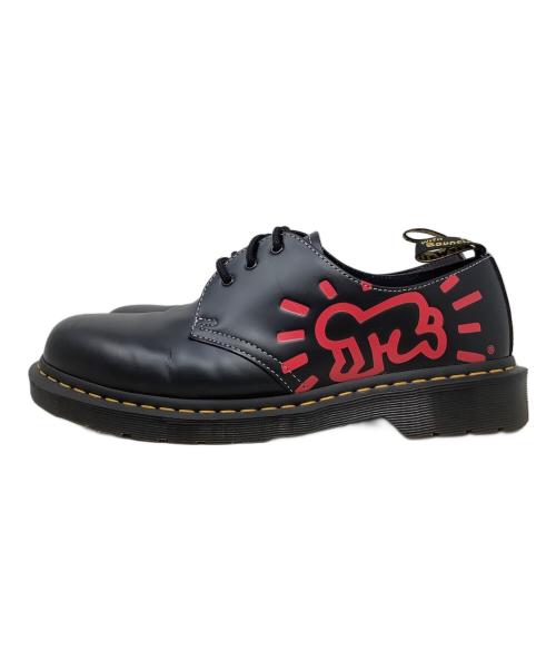 Dr.Martens（ドクターマーチン）Dr.Martens (ドクターマーチン) Keith Haring (キースヘリング) シューズ　Dr.Martens（ドクターマーチン）　Keith Haring（キースヘリング）　1461 KHICN ブラック サイズ:27.5の古着・服飾アイテム