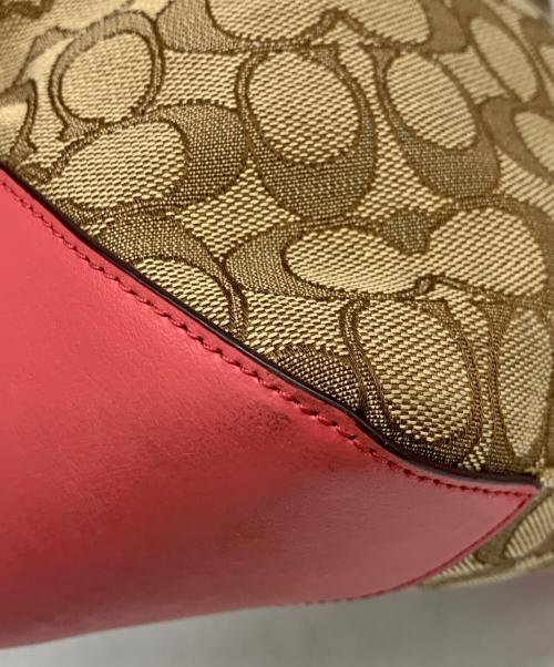 COACH（コーチ）COACH (コーチ) トートバッグ ベージュの古着・服飾アイテム