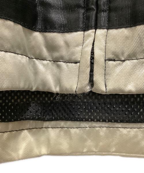 KADOYA（カドヤ）KADOYA (カドヤ) バイクジャケット ベージュ×ブラック サイズ:Lの古着・服飾アイテム