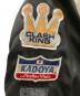 中古・古着 KADOYA (カドヤ) バイクジャケット ベージュ×ブラック サイズ:L：10000円