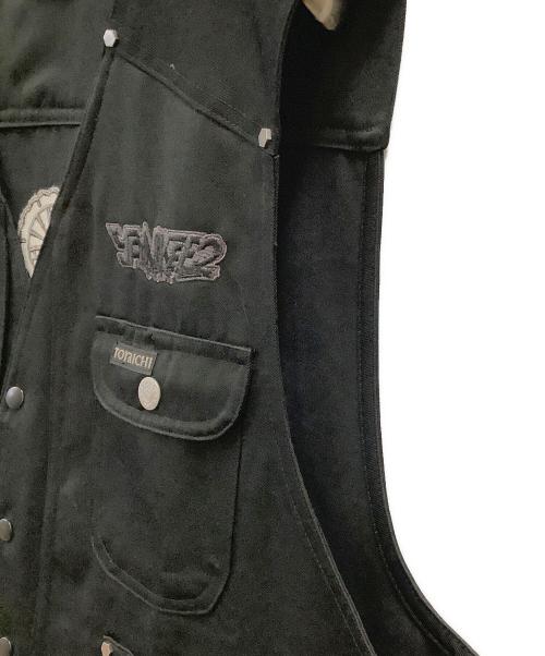 ZUTOMAYO（ズトマヨ）ZUTOMAYO (ズトマヨ) 寅壱 ARMY VEST ミリタリーベスト　ZUTOMAY　（ズトマヨ） ブラック サイズ:記載なしの古着・服飾アイテム