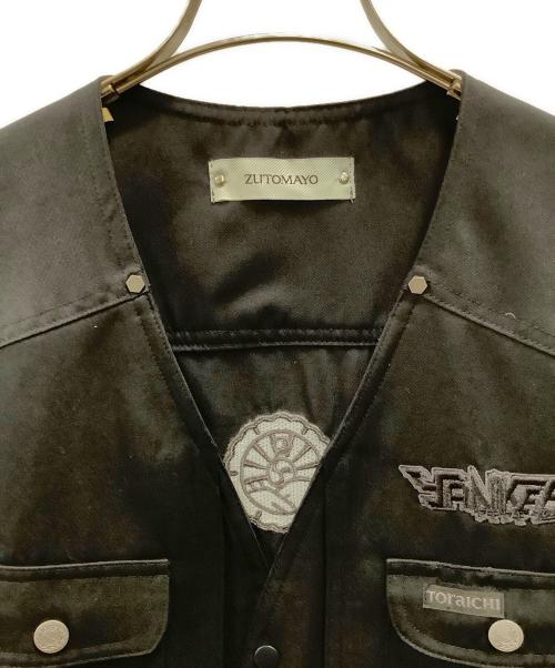 ZUTOMAYO（ズトマヨ）ZUTOMAYO (ズトマヨ) 寅壱 ARMY VEST ミリタリーベスト　ZUTOMAY　（ズトマヨ） ブラック サイズ:記載なしの古着・服飾アイテム
