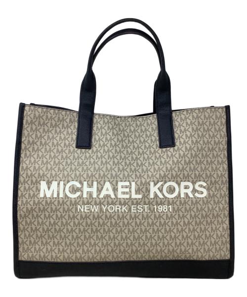 MICHAEL KORS（マイケル・コース）MICHAEL KORS (マイケル・コース) トートバッグ　MICHAEL KORS（マイケルコース）　37F2LCOT4B ベージュの古着・服飾アイテム