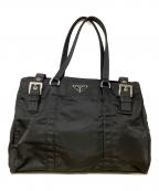 PRADAプラダ）の古着「トートバッグ　PRADA（プラダ）117」｜ブラック