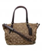 COACHコーチ）の古着「ショルダーバッグ　COACH（コーチ）」｜ベージュ