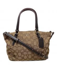 COACH（コーチ）の古着「ショルダーバッグ　COACH（コーチ）」｜ベージュ