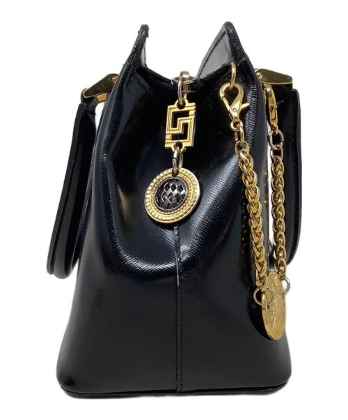 GIANNI VERSACE（ジャンニ・ヴェルサーチ）GIANNI VERSACE (ジャンニ・ヴェルサーチ) ショルダーバッグ　GIANNI VERSACE（ジャンキーニヴェルサーチ） ブラックの古着・服飾アイテム