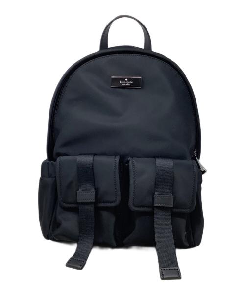 Kate Spade（ケイトスペード）Kate Spade (ケイトスペード) Kate Spade（ケイトスペード）　カーター ナイロン ラージ カーゴ バックパック ブラックの古着・服飾アイテム