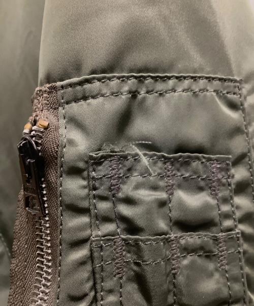 ALPHA（アルファ）ALPHA (アルファ) MA-1フライトジャケット グリーン サイズ:Ｌの古着・服飾アイテム