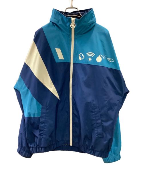 DIESEL（ディーゼル）DIESEL (ディーゼル) ナイロンジャケット ブルー サイズ:XLの古着・服飾アイテム