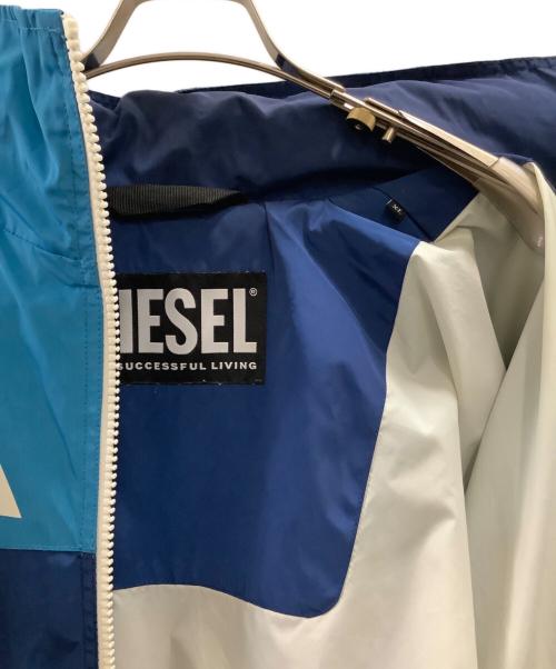 DIESEL（ディーゼル）DIESEL (ディーゼル) ナイロンジャケット ブルー サイズ:XLの古着・服飾アイテム
