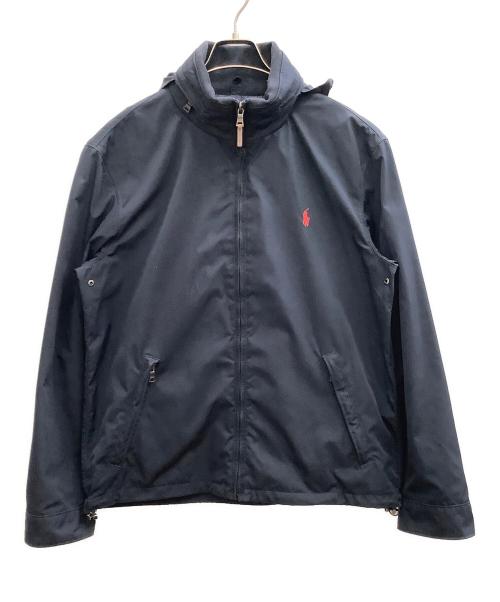 POLO RALPH LAUREN（ポロ・ラルフローレン）POLO RALPH LAUREN (ポロ・ラルフローレン) フーデッドジャケット ネイビー サイズ:Mの古着・服飾アイテム