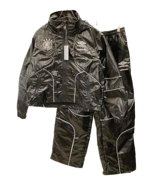 UMBRO（アンブロ）UMBRO (アンブロ) Noremid (ノーリミッド) UMBRO　NOREMID　ナイロン　セットアップ ブラック サイズ:Ｓ 未使用品の古着・服飾アイテム