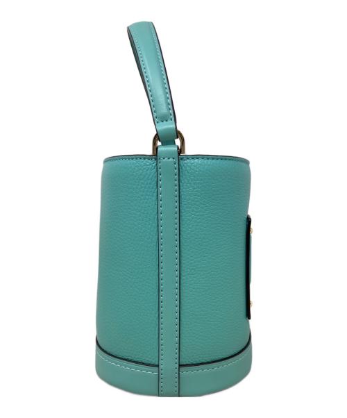 MICHAEL KORS（マイケル・コース）MICHAEL KORS (マイケル・コース) MICHAEL KORS（マイケルコース）　35T2G7KM8L　ドローストリング バケットメッセンジャー ブルーの古着・服飾アイテム