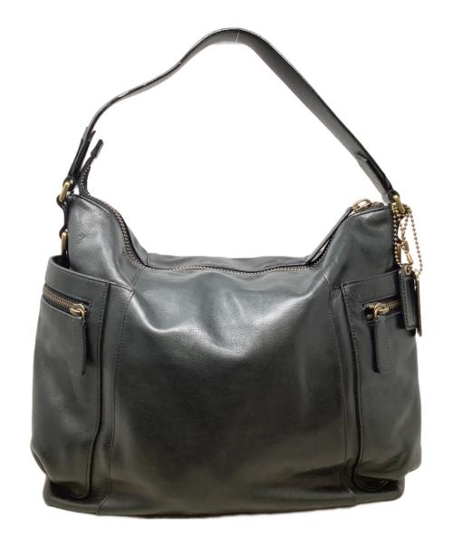 COACH（コーチ）COACH (コーチ) COACH(コーチ) ハンドバッグ ブリーカー レザー ブラックの古着・服飾アイテム