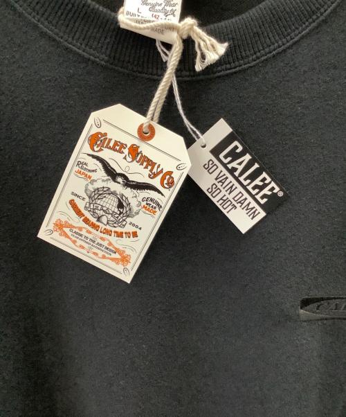 CALEE（キャリー）CALEE (キャリー) 長袖カットソー　CALEE　（キャリー）CL-26SS005 ブラック サイズ:Ｌ 未使用品の古着・服飾アイテム
