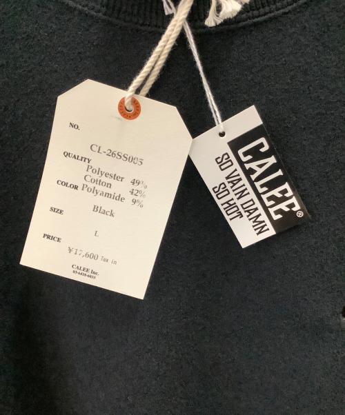 CALEE（キャリー）CALEE (キャリー) 長袖カットソー　CALEE　（キャリー）CL-26SS005 ブラック サイズ:Ｌ 未使用品の古着・服飾アイテム