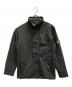 STONE ISLAND（ストーンアイランド）の古着「STONE ISLAND 立ち襟フロントボタンスウェット」｜ブラック