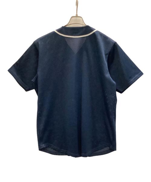 stussy（ステューシー）stussy (ステューシー) ベースボールシャツ ネイビー サイズ:Ｌの古着・服飾アイテム