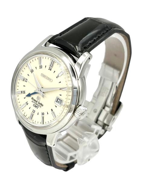 SEIKO（セイコー）SEIKO (セイコー) Grand Seiko Mechanical GMT グランドセイコー メカニカル GMT Ref.SBGM003 39.5mm アイボリー文字盤 アイボリー文字盤 サイズ:39.5mm/16-19cmの古着・服飾アイテム