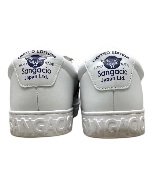 Sangacio（サンガッチョ）Sangacio (サンガッチョ) にゅ～ず レザースニーカー　SANGACIO（サンガッチョ） ホワイト サイズ:24.5の古着・服飾アイテム