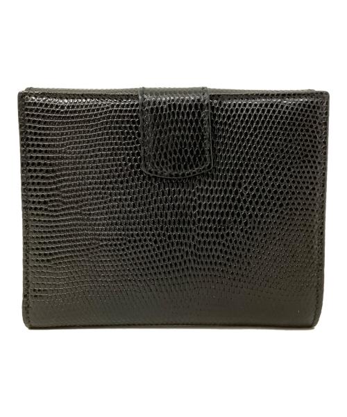Salvatore Ferragamo（サルヴァトーレ フェラガモ）Salvatore Ferragamo (サルヴァトーレ フェラガモ) 3つ折り財布　Salvatore Ferragamo（サルヴァトーレ　フェラガモ） ブラックの古着・服飾アイテム