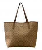 COACHコーチ）の古着「COACH（コーチ）　5696　シグネチャー　5696」｜ベージュ