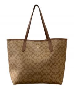 COACH ブラウン トートバッグ　値下げ可能 中古・古着通販】COACH (コーチ) トートバッグ COACH（コーチ） F58294