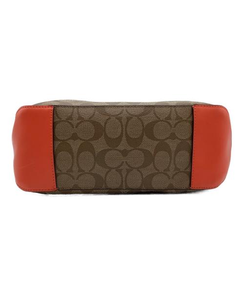 COACH（コーチ）COACH (コーチ) トートバッグ　COACH（コーチ）　F58294 ブラウン×オレンジの古着・服飾アイテム