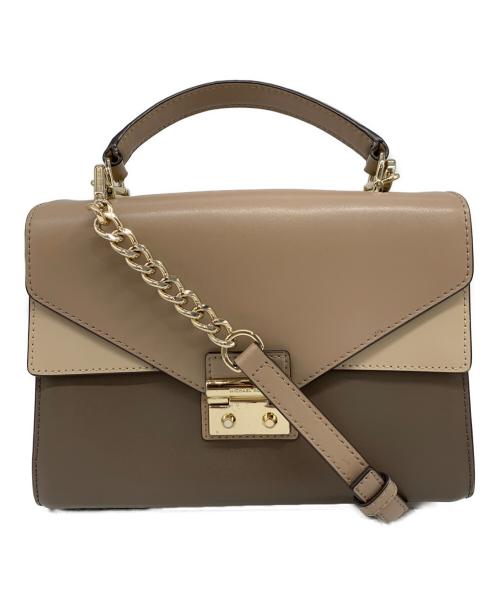 MICHAEL KORS（マイケルコース）MICHAEL KORS (マイケル・コース) 2WAYバッグ ベージュの古着・服飾アイテム