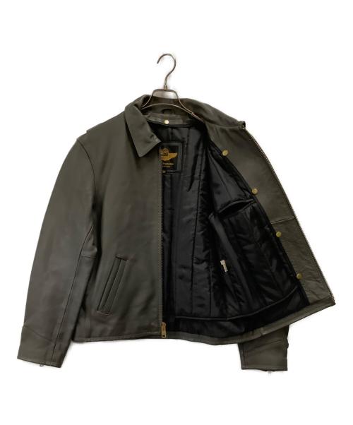 MORGAN（モーガン）MORGAN (モーガン) ライダースジャケット　MORGAN　（モーガン） グレー サイズ:38の古着・服飾アイテム