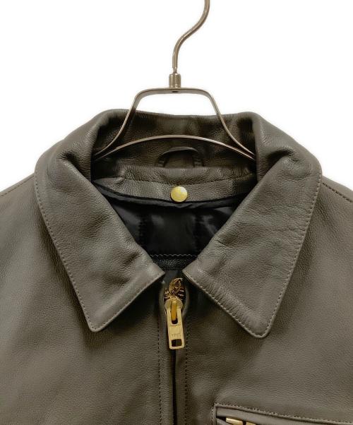 MORGAN（モーガン）MORGAN (モーガン) ライダースジャケット　MORGAN　（モーガン） グレー サイズ:38の古着・服飾アイテム